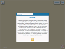 Tablet Screenshot of madison.gisworkshop.com